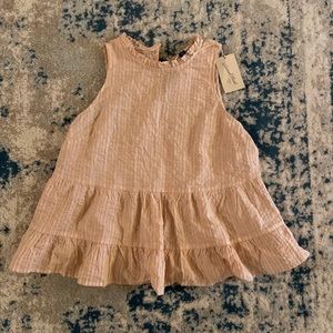 Light Pink Ruffle Tiered Shirt